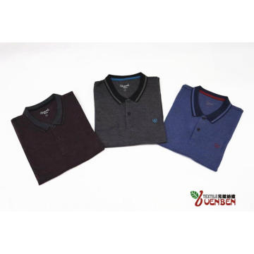 Camisa de hombre de tela jacquard con cuello jacquard